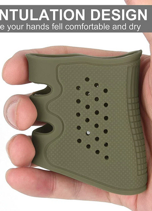 Tactical Rubber Grip Sleeve for Handgun Pistol – Anti‑Slip