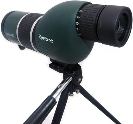 Eyebre Spotting Scope 12–36x50 Zoom – Multi-Coated Wide Field Optics – Tripod, Carry Bag & Cloth