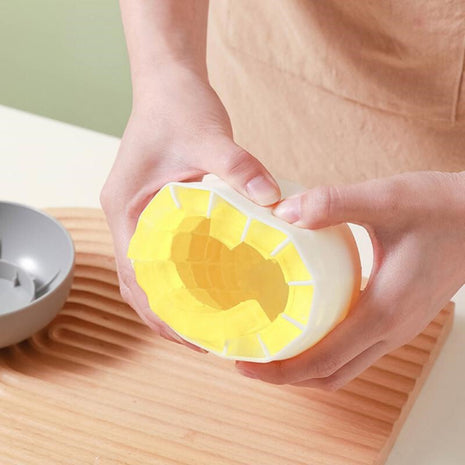 Small Silicone Ice Cube Tray With Lid, 60-Cube Easy Release Ice Cup Mold Grey White