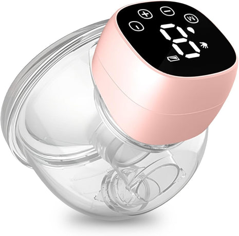 Wearable Electric Breast Pump – 1200mAh Rechargeable – LED Display – 9 Suction Levels – Silent & Leak-Proof