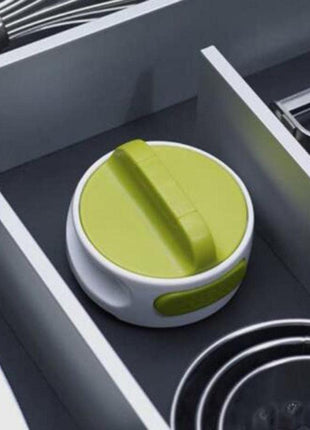Manual Can Opener with Stainless Steel Cutting Wheel – Compact Handheld Kitchen Tool- Green