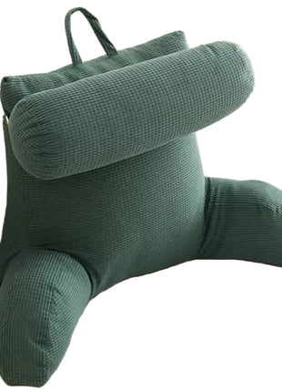 Large Backrest Reading & Lounging Pillow 72×45×58 cm – Cotton Cover, Combination Fill, Neck & Lumbar Support (Multiple Colours)