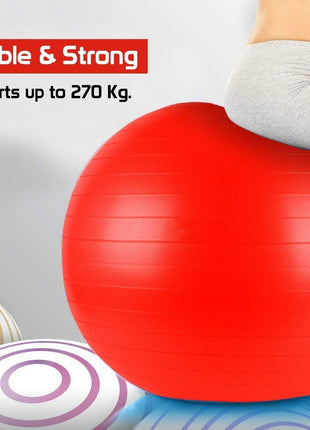 Anti-Burst Gym Body Ball  Non-Slip Exercise Ball for Yoga Pilates Core Balance Stability Training Home Workouts