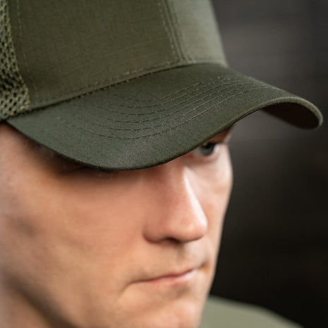 Tactical Ripstop Mesh Cap – Adjustable Outdoor Trucker Hat