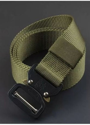 Tactical Waist Belt 130 cm x 3.8 cm Nylon Strap Auto‑Lock Quick‑Release Buckle