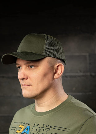 Tactical Ripstop Mesh Cap – Adjustable Outdoor Trucker Hat