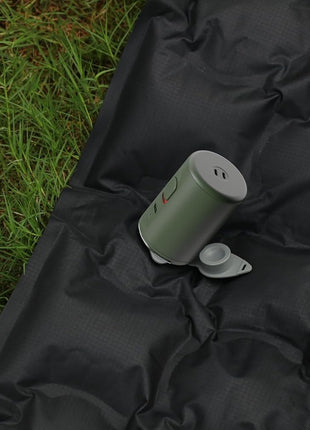 Nano Air Pump 180L/min High-Pressure Inflator – Compact USB-C Rechargeable with 5 Nozzles