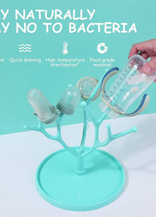 Baby Bottle Drying Rack ABS Plastic Tree Stand