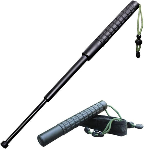 Telescopic Self‑Defence Security Baton 64 cm – 24 cm Retracted / 55 cm Extended