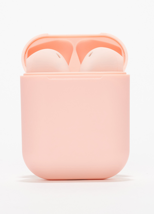 InPods Wireless Bluetooth 5.3 Earphones with Charging Case, Touch Control, Android & iOS Compatible -Pink