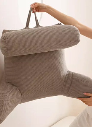 Large Backrest Reading & Lounging Pillow 72×45×58 cm – Cotton Cover, Combination Fill, Neck & Lumbar Support (Multiple Colours)