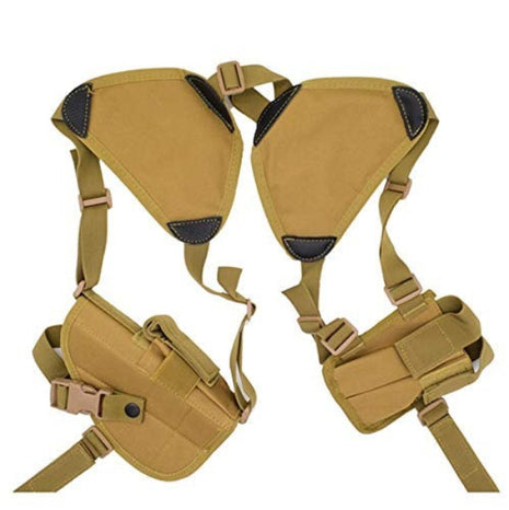 Universal Shoulder Holster Harness for Pistol – Ambidextrous Concealed Carry Nylon – 7.7″×4.3″×2″