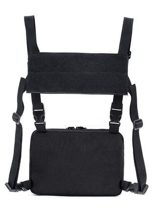 Tactical Chest Rig Bag 26×19×4 cm | 1000D Nylon Multi‑Pocket Adjustable Shoulder/Waist Pack