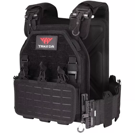 Tactical Vest 1000D Nylon Quick‑Release Modular Plate Carrier Vest Multicam