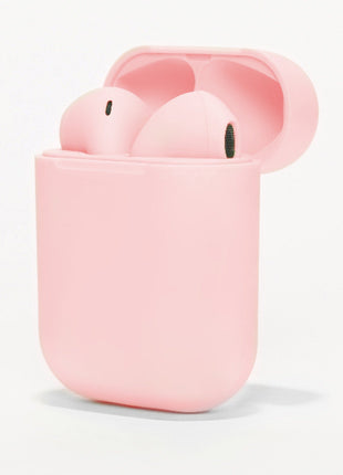 InPods Wireless Bluetooth 5.3 Earphones with Charging Case, Touch Control, Android & iOS Compatible -Pink