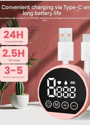 Electric Breast Pump 180ml – 3 Modes & 9-Speed Suction – BPA-Free Silicone Cup – USB-C Rechargeable – LCD Display