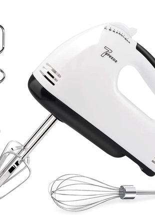 270W Hand Mixer, 7 Speeds, 2 Beaters and 2 Dough Hooks, 220–240V