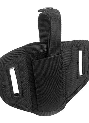 Pistol Holster Nylon Concealed Carry OWB – Hook & Loop Belt Attachment – Black