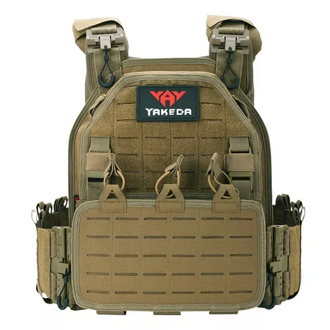 Tactical Vest 1000D Nylon Quick‑Release Modular Plate Carrier Vest Multicam