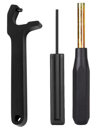 Glock Tool Kit – 3pc Front Sight & Magazine Plate Removal Set – Metal + ABS