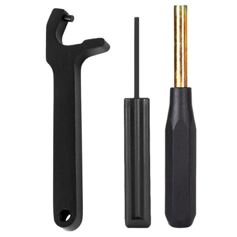 Glock Tool Kit – 3pc Front Sight & Magazine Plate Removal Set – Metal + ABS