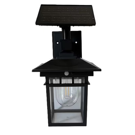 Solar Wall Motion‑Sensor Light 600 lm 6 V/5 W Solar Panel Black