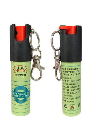 Pepper Spray 20ml Self-Defense Keychain – Aluminium Canisters – Flip-Top Stream Spray