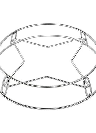 Stainless Steel Pot Stand Set – Dual-Sided Heatproof Racks 19.6cm & 26cm – Countertop Cookware Risers for Pans & Lids