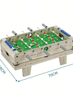 4-in-1 Tabletop Game Set – Compact Wood Game Table with Pool, Air Hockey, Table Tennis & Foosball – Accessories Included