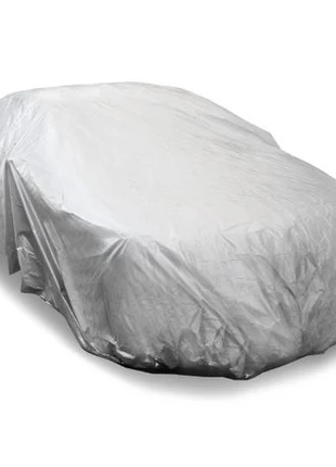 Waterproof PEVA Car Cover with UV Protection, Scratch Resistant, Breathable Elastic Hem, All-Weather Outdoor Vehicle Cover-XXL