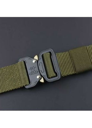 Tactical Waist Belt 130 cm x 3.8 cm Nylon Strap Auto‑Lock Quick‑Release Buckle