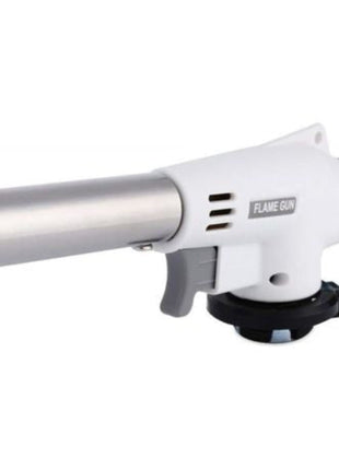 Butane Torch Flame Gun – Adjustable Flame Control – Metal Body – Child Safety Lock – Compatible with Standard Butane