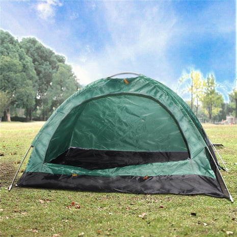 2-Person Pop-Up Tent – UV & Water-Resistant Polyester – Instant Setup – Compact Folding Design Green