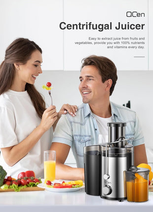 800W Centrifugal Juicer Machine – Dual Speed, Wide Mouth, Safety Lock & Overload Protection