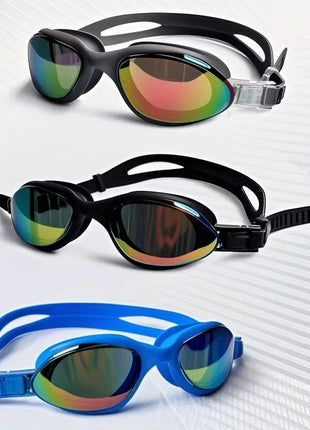 Swimming Goggles Adult with Anti-Fog UV Mirror Lens