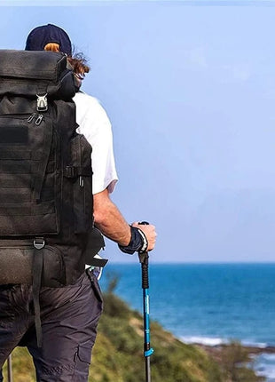 80L Tactical Hiking Backpack – Waterproof 600D Oxford
