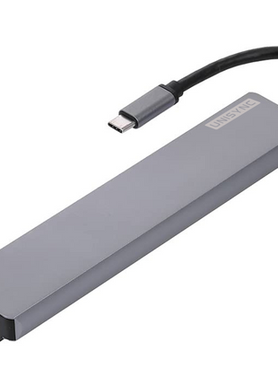 UNISYNC 8-in-1 USB-C Docking Station with 87W PD, HDMI, USB 3.0, RJ45, SD/TF – Slim Hub