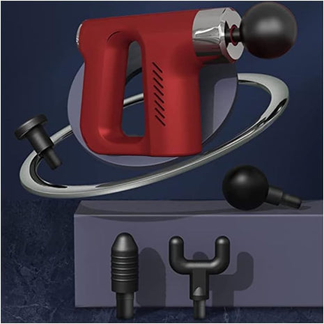 Ultra Mini Speed Deep Tissue Massage Gun with 4 Heads.