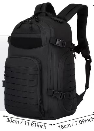 Tactical Backpack 35L Canvas Outdoor Rucksack with Molle System