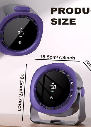 Rechargeable Desk & Wall Fan – 4000 mAh 3-Speed USB Fan
