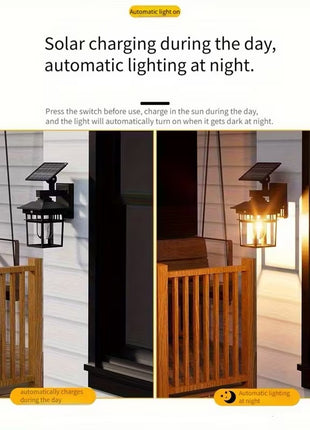 Solar Wall Motion‑Sensor Light 600 lm 6 V/5 W Solar Panel Black