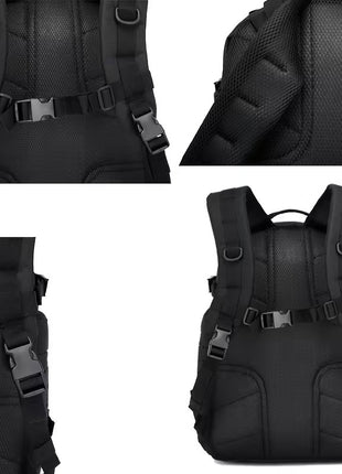 Tactical Backpack 35L Canvas Outdoor Rucksack with Molle System