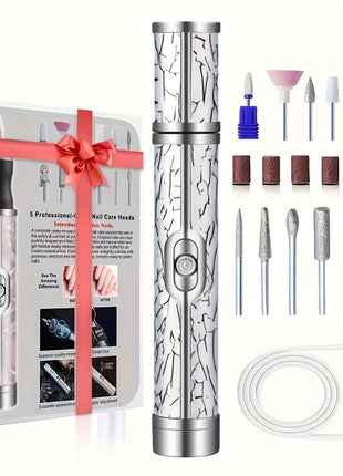Electric Nail Care Kit 20,000RPM – 19-Piece USB Rechargeable Nail File Set