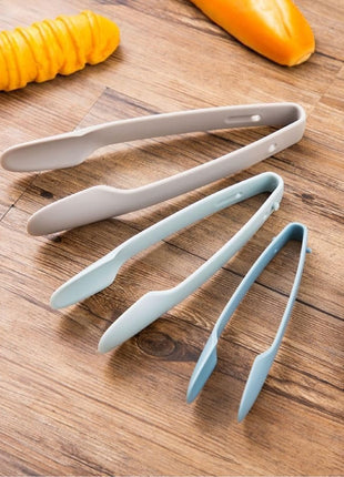 Kitchen Tongs Set of 3, Plastic Serving Tongs in 3 Sizes, 250 mm, 215 mm and 185 mm, for Salad, BBQ and Buffet Serving