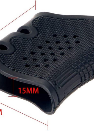 Tactical Rubber Grip Sleeve for Handgun Pistol – Anti‑Slip