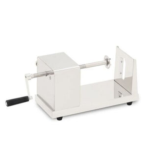 Stainless Steel Potato Slicer with Peeler and Handle, Manual Adjustable Vegetable Spiral Cutter