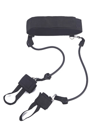 Vertical Jump Trainer Resistance Bands – Adjustable Waist Belt & Ankle Straps – 40–100 lb – Leg Power, Agility & Speed Training