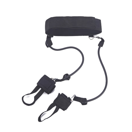 Vertical Jump Trainer Resistance Bands – Adjustable Waist Belt & Ankle Straps – 40–100 lb – Leg Power, Agility & Speed Training