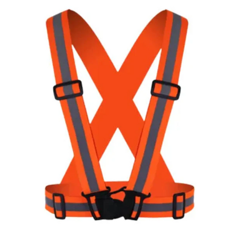 High Visibility Safety Vest with Reflective Belt – Adjustable Fit – Multi-Colour