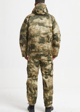 Men's Hunting Suit Winter Fleece Softshell Set – Waterproof Tactical Outdoor 2-Piece